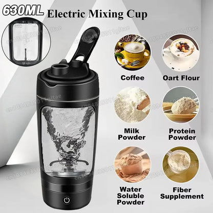 650ml USB Electric Portable Shaker Bottle