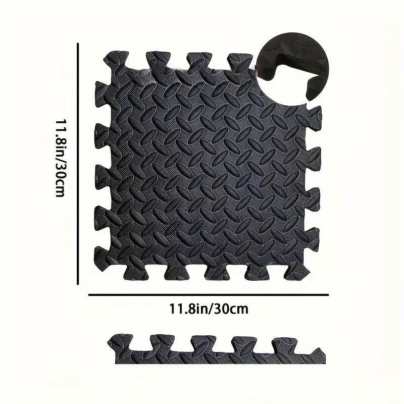 30x30cm 16 Pcs Interlocking Yoga & Home Gym Mat