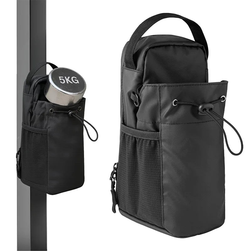 Magnetic Gym Bag With Phone Pocket, Water Bottle Pouch & Gym Accessories Organizer