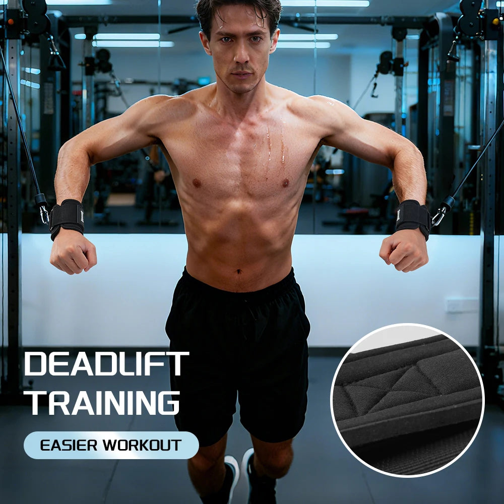 2Pcs Weightlifting Wrist Straps