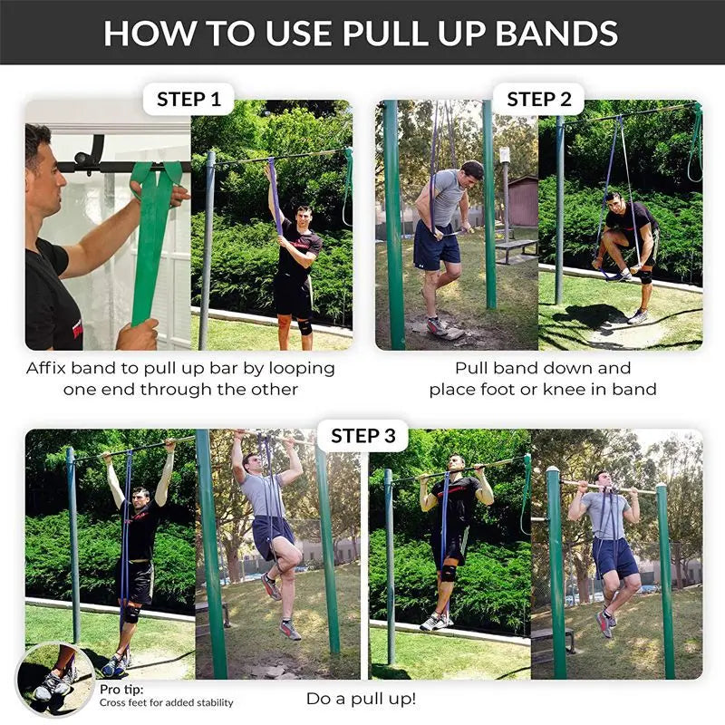 20~230lbs Heavy-Duty Resistance Bands