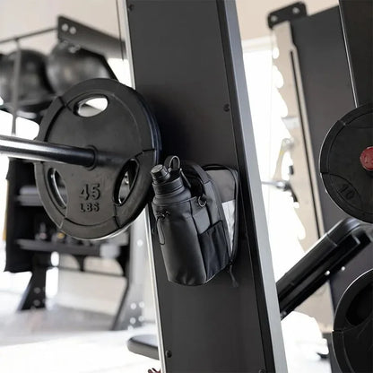 Magnetic Gym Bag With Phone Pocket, Water Bottle Pouch & Gym Accessories Organizer