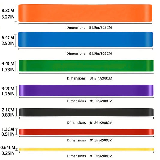 20~230lbs Heavy-Duty Resistance Bands