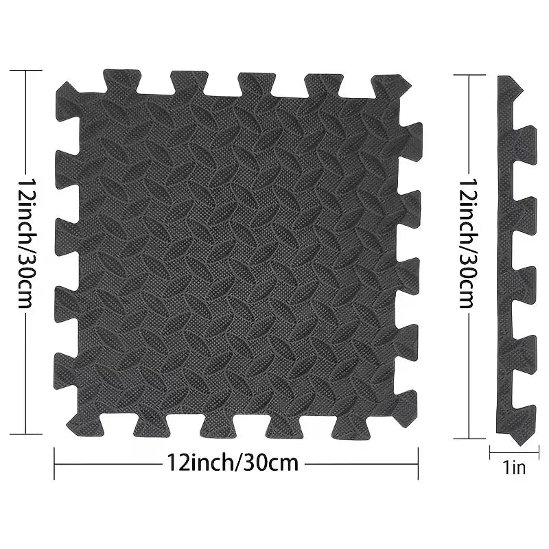 30x30cm 16 Pcs Interlocking Yoga & Home Gym Mat