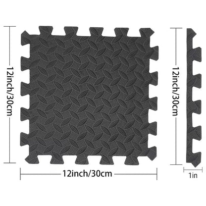 30x30cm 16 Pcs Interlocking Yoga & Home Gym Mat